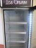 Interlevin LGF2500 Single Door LED Illuminated Showcase Refrigerated Display Unit. S/N LGF250000318030100180023. Capacity 2050 Litres. Manufactured March 2018, (appears in near new condition). Original Cost £992 - 4