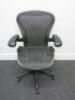 Herman Miller Aeron Ergonomic Adjustable Mesh Office Chairwith Lumbar Support, Adjustable Arm Rests & Vinyl Arm Caps.Size B.&nbsp; - 6