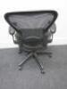 Herman Miller Aeron Ergonomic Adjustable Mesh Office Chairwith Lumbar Support, Adjustable Arm Rests & Vinyl Arm Caps.Size B.NOTE: seat pan requires refurbishment (As Pictured/Viewed).&nbsp; - 5