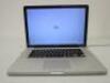 Apple 15.4" MacBook Pro, Model A1286. Intel Core i7, 2.4GHz, 4GB RAM, Graphics Intel HD 3000 384 MB. NOTE: no hard drive & beeps on setup to indicate fault.