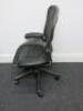 Herman Miller Aeron Ergonomic Adjustable Mesh Office Chairwith Lumbar Support, Adjustable Arm Rests & Vinyl Arm Caps.Size B.  - 3