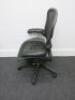 Herman Miller Aeron Ergonomic Adjustable Mesh Office Chairwith Lumbar Support, Adjustable Arm Rests & Vinyl Arm Caps.Size B.  - 3