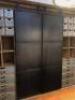 Barker & Stonehouse Biblio Oak Industrial Grand Cabinet with Engineered Wood Panels, 2 Galvanized Sheet Metal Panels on a Runner, 8 Drawers & 18 Haberdashery Drawers. Size H245cm x W260cm x D50cm. - 3