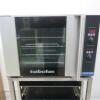 Moffatt Blue Seal, 4 Rack Turbofan Oven, Model E31D4, S/N 1746006. On Mobile Stainless Steel Stand with 6 Trays. Supplied New June 2018. Original Cost £1200 - 11