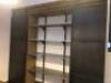 Barker & Stonehouse Biblio Oak Industrial Grand Cabinet with Engineered Wood Panels, 2 Galvanized Sheet Metal Panels on a Runner, 8 Drawers & 18 Haberdashery Drawers. Size H245cm x W260cm x D50cm. - 8
