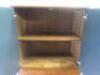 Wooden Grey Painted 2 Door Over 2 Drawer Cabinet with 1 Shelf on Slim Wooden Legs. Size H146cm x W80cm x D46cm. - 4