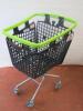 5 x Araven Loop 100L Mini Supermarket Shopping Trolleys. - 3