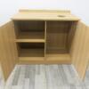 Two Door Quality Wood Cupboard with Hole to Top for Waste Disposal. Size 120cm (W) x 100cm (H) x 70cm (D). - 2