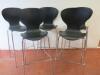 5 x Chrome Framed High Stools