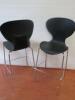 5 x Chrome Framed High Stools - 4