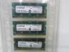 3 x Crucial Memory 4GB Memory Module, 4GB DDR3-1333. - 2