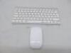 Apple Wireless Keyboard, Model A1314 with Apple Wireless Mouse, Model A1296.