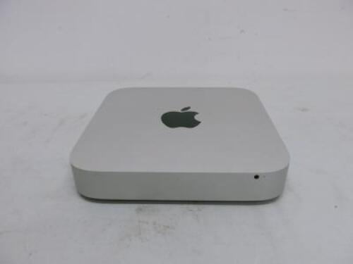 Apple Mac Mini, Model A1347. Running macOS Catalina 10.15, Intel Core i5, 2.6Ghz, 16GB RAM, 1TB SATA Disk, Graphics Intel Iris 1536MB. Comes with Power Supply.