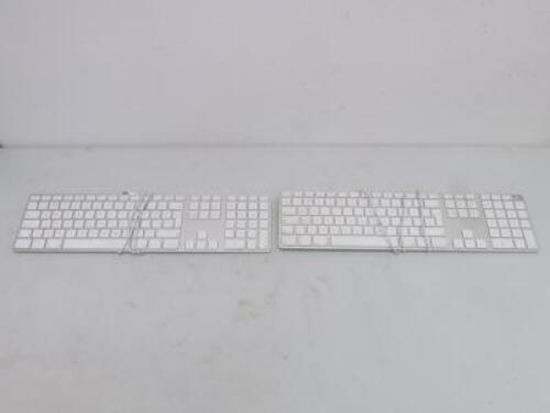 2 x Apple Keyboards, Model A1243.