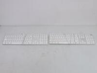 2 x Apple Keyboards, Model A1243.