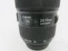 Canon Ultrasonic Zoom Lens, EF24-70mm 1:2;8 II USM, Professional Camera Lens, S/N 2525000760 with Lens Cap. - 2