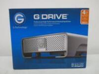 G-Technology 4 TB G Drive USB 3.0, External Hard Drive. Comes with Power Supply, Cables & Original Box.
