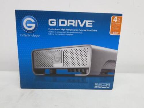 G-Technology 4 TB G Drive USB 3.0, External Hard Drive. Comes with Power Supply, Cables & Original Box.