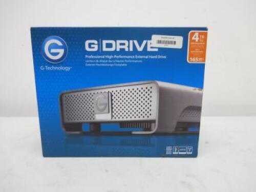 G-Technology 4 TB G Drive USB 3.0, External Hard Drive. Comes with Power Supply, Cables & Original Box.