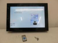 19" LCD Advertising Display. Comes in Original Box with Remote, Key, Power Supply & Wall Bracket.