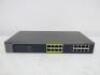 Netgear ProSafe Plus 16 Port Gigabit Ethernet Switch, Model JGS516PE.