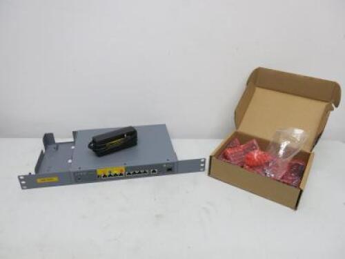 Juniper Networks SRX110 Rack Mount Router, Model SRX110H2-VA. Comes with Power Supply & Rack Mounting Kit.