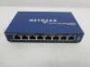 Assorted Lot of Switches & Routers to Include: 1 x Cisco 887VA Router, 1 x Netgear Wireless N150 Access Point, 1 x Netgear FS108 Switch & 1 x Netgear Switch GS105. Comes with 3 x Power Supplies. - 7