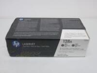 Dual Pack Genuine HP 128A Black Toner Cartridge.