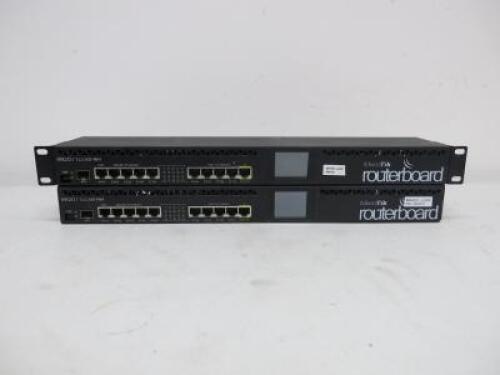 2 x Mikto Tik Router Boards, Model RB2011UiAS-RM.