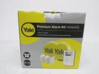 Yale Premium Alarm Kit, Model HSA6400, Boxed/New.