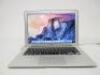 Apple 13" MacBook Air, Model A1466. Running macOS OS X Yosemite 10.10, Intel Core i5, 1.3GHz, 8GB RAM, 121GB Flash Storage, Graphics Intel HD 5000 1536MB. Comes with Power Supply. NOTE: screen is blemished (As Viewed/Pictured).