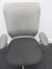 Vitra ID Mesh Adustable Office Chair in Light Grey with Lumbar Support & Adjustable Arms. - 2