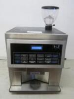 HLF Italian Design Bean to Cup Coffee Machine, Model HLF3600, S/N 003184, DOM 11/2016. Comes with Key.