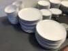 Large Quantity of Assorted White (with some Black) Crockery to Include: Dishes, Plates, Bowls & Cups. - 3