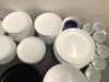 Large Quantity of Assorted White (with some Black) Crockery to Include: Dishes, Plates, Bowls & Cups. - 6