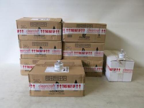 8 x Boxes of Clearcraft Purelight 40 Hour Burning Odorless Liquid Wax Disposable Oil Candle to Include;7 x Boxes of 60 , Size 60.5 x 62mm& 1 x Box of 36, Size 60.5mm x 70mm. 