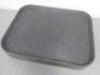 7 x Black Serving Trays, Size 45cm x 36cm. - 2