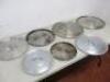 8 x Assorted Sized Aluminium Stock Pots to Include: 1 x D51cm, 2 x D45cm, 3 x D36cm, 2 x D29cm & x 6 Assorted Sized Lids. - 9