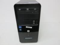 ZooStorm Mini Tower PC, Model 7876-9021/B, Running Ubuntu 14.04 LTS.Intel Core i3-3240 CPU @ 3.4Ghz, 3.8 GiB Memory, 310.8GB HDD.Comes with Power Supply. 