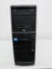 HP XW4600 Work Station Tower PC. Intel Core 2 Quad CPU Q9400 @ 2.66 GHz. NOTE: Hard Drive and Operating system Removed.