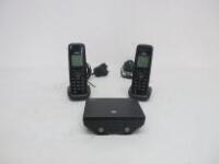 12 x Gigaset Wireless Telephone Handsets, Model A510 with Bases & 11 Power Supplies with 3 x Gigaset N300 IP Base Stations with 2 x Power Supplies.