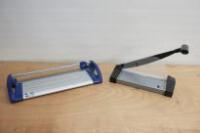 Pair of Paper Trimmers to Include: 1 x Ryman A4 Guillotine & 1 x Avery Trimmer A3TR.