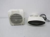 2 x Homebase Fan Heaters to Include: 1 x E0220B & 1 x E0514C