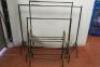 4 x Assorted Sized Clothes Rails in Black & Chrome Finishes.