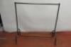 4 x Assorted Sized Clothes Rails in Black & Chrome Finishes. - 8