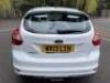 WR13 LSN: Ford Focus 1.6 125 Zetec S, 5 Door Powershift Hatchback in White.Auto 6 Gears, Petrol, 1596cc, Mileage 38850.3 Owners from New.Comes with V5, 2 x Keys, Service Book & Owners Pack.   - 10