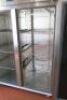 Williams Stainless Steel Commercial Double Door Upright Refrigerator on Castors, Model HJ2SA HC R2, Serial Number 1804/851907. Comes with 6 Shelves. Size H196cm x W140cm x D83cm. - 5