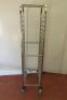 Vogue Stainless Steel Gastronorm 20 Rack Trolley. Size H172cm x W39cm x D57cm. - 3