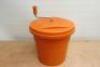 Dynamic Manual Salad Spinner In Orange, 20Lt.