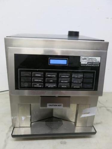 HLF Italian Design Bean to Cup Coffee Machine, Model HLF3600, S/N 003103, DOM 03/2016. NOTE: missing coffee bean dispenser & key.